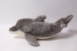 SeaWorld Dolphin Medium Plush Gray and White Souvenir Toy ~ 260812-WH 589